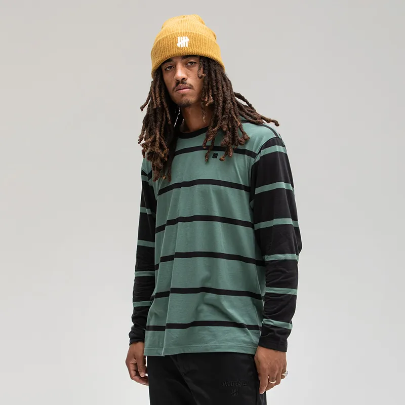 UNDEFEATED Crew Neck Long Sleeved T Shirt Unisex-4