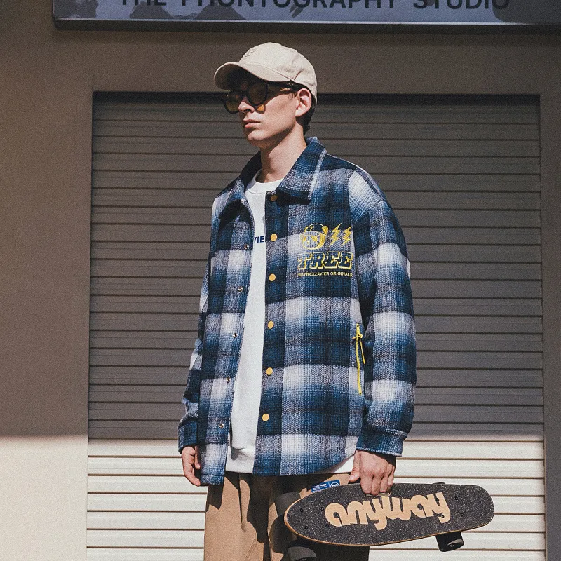 WAYNEXZAVIER Loose Fit Jacket Men's-4