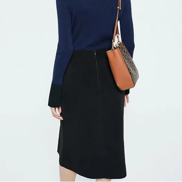 DKNY Casual Long Skirts Women's Black-5