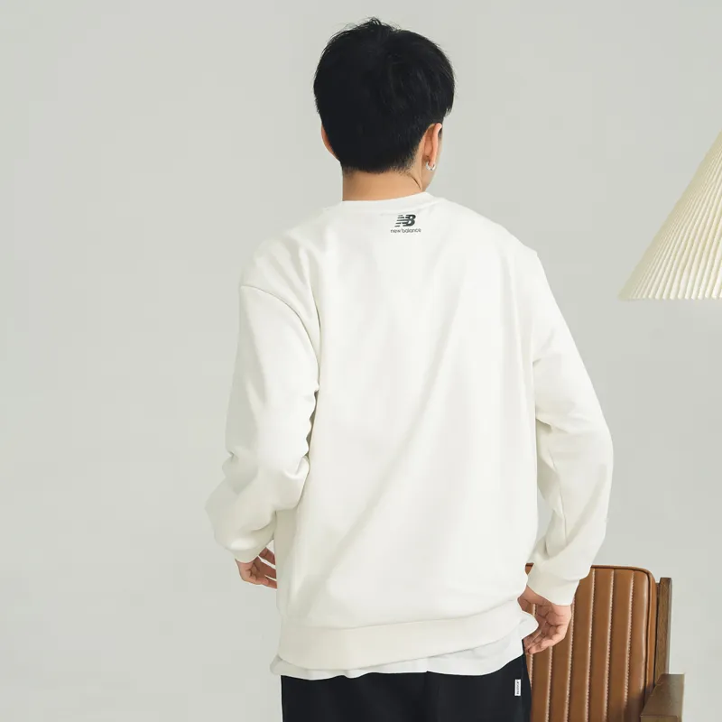 New Balance Sweatshirt Unisex White-3
