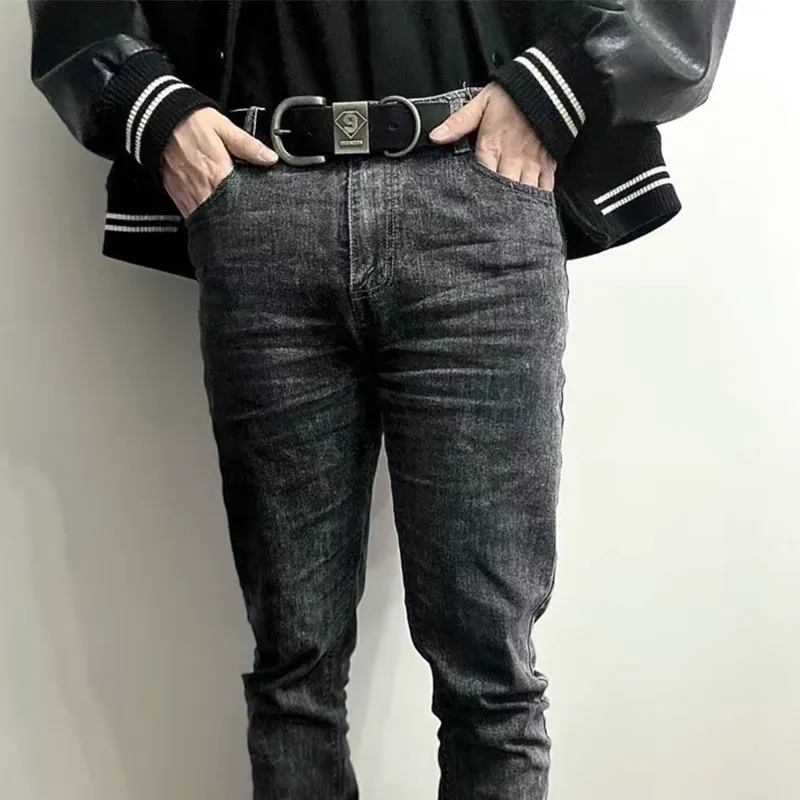 NINE NAIL Leather Belts Men-3