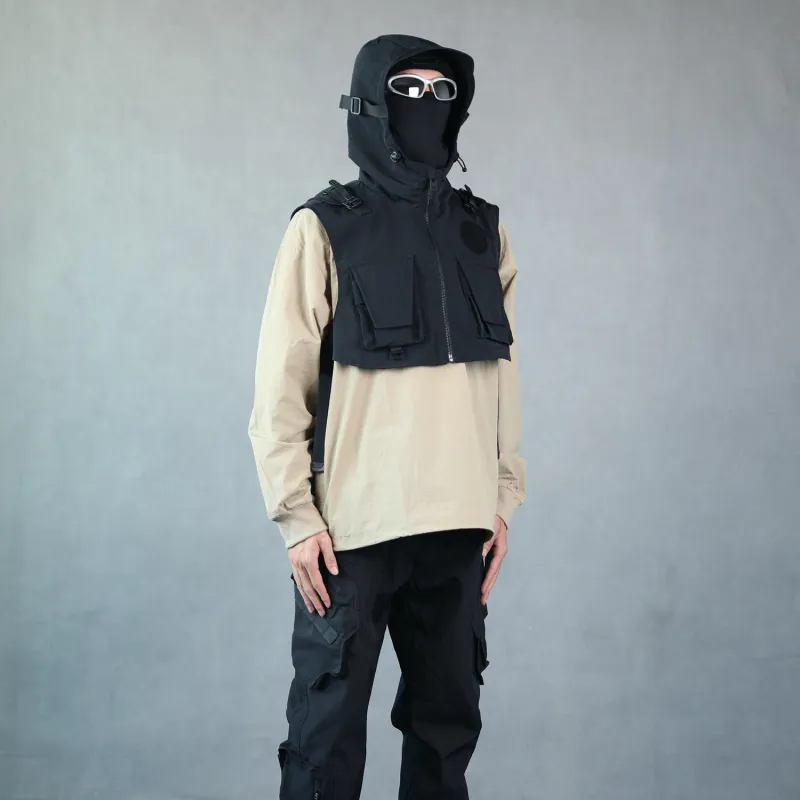 VIP Loose Fit Vest Unisex Black-7