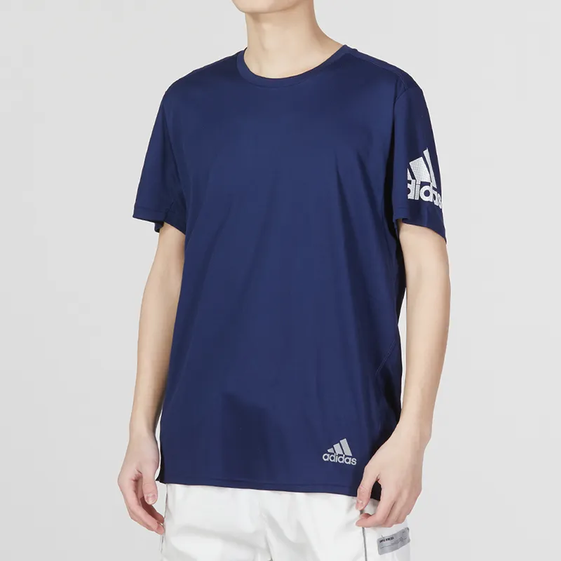 Adidas T Shirts Men Navy Blue-4