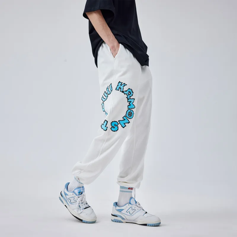 Guuka Casual Pants Unisex White-5