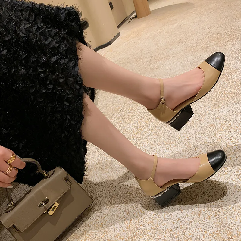 Naiyee Block Heel High Heels 5cm Women's-10