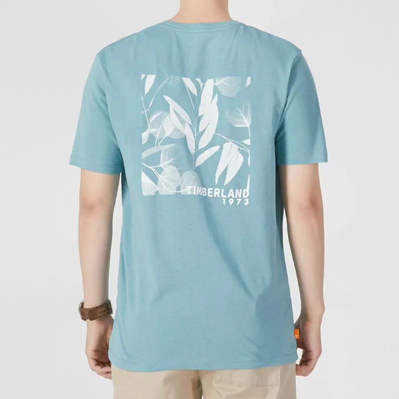 Timberland T Shirt Men's Sky Blue-3