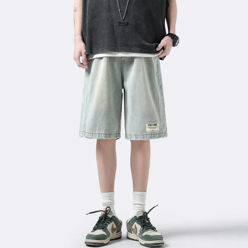 B.X Denim Shorts Unisex-6