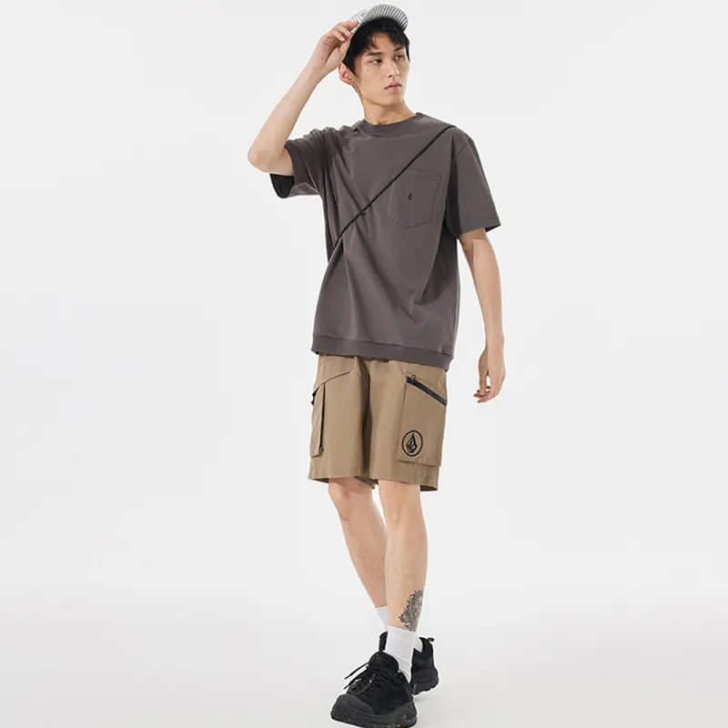 VOLCOM Drop Shoulder Sleeve T-Shirt Unisex-4