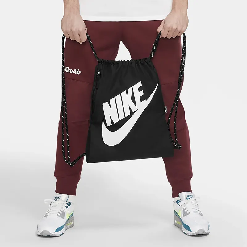 Nike Heritage Polyester Backpack Regular Unisex Black-3