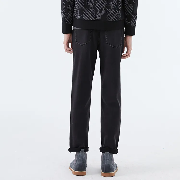 LIU·JO UOMO Straight Jeans Men's Black Gray-3