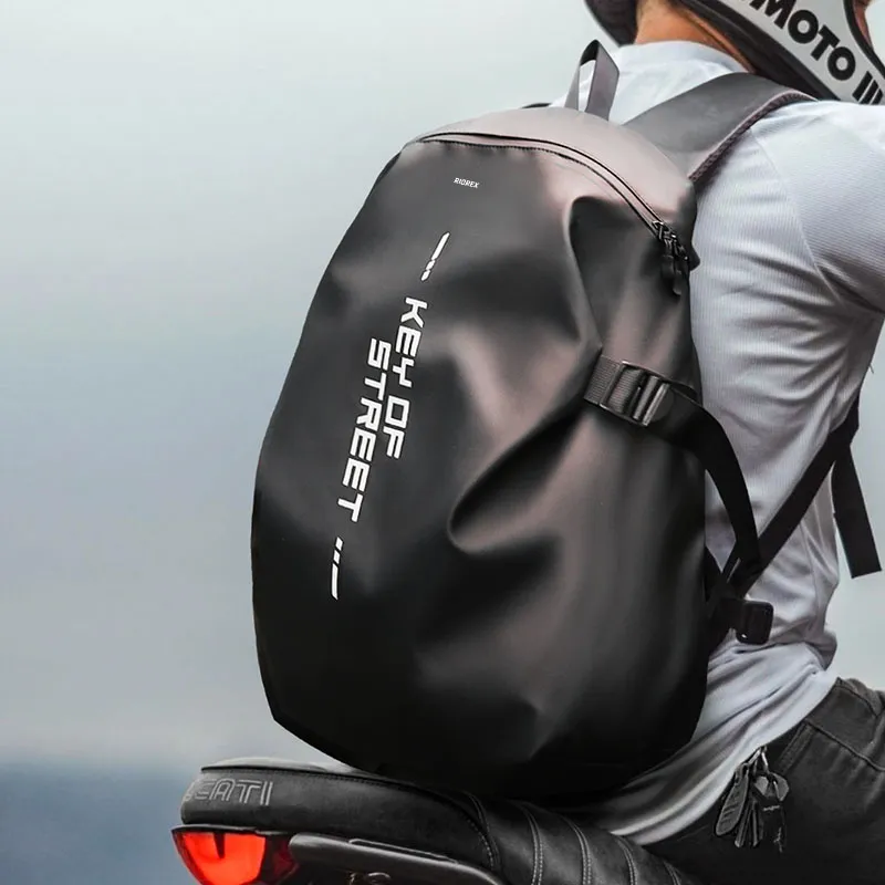 RIOREX Fabric Backpack Regular Unisex Black-7