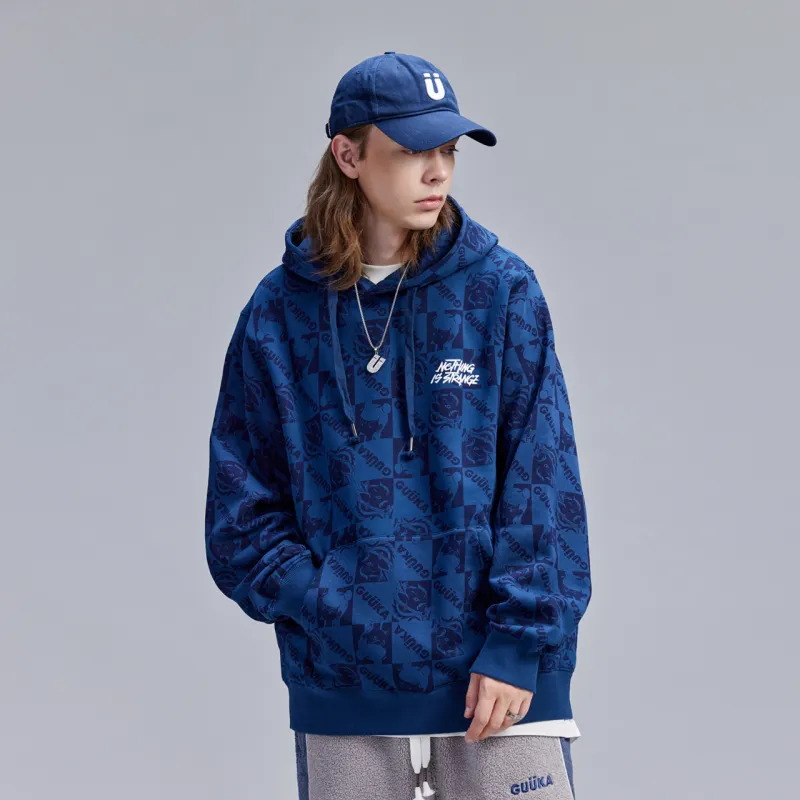 Guuka Sweatshirts Unisex Royal Blue-5