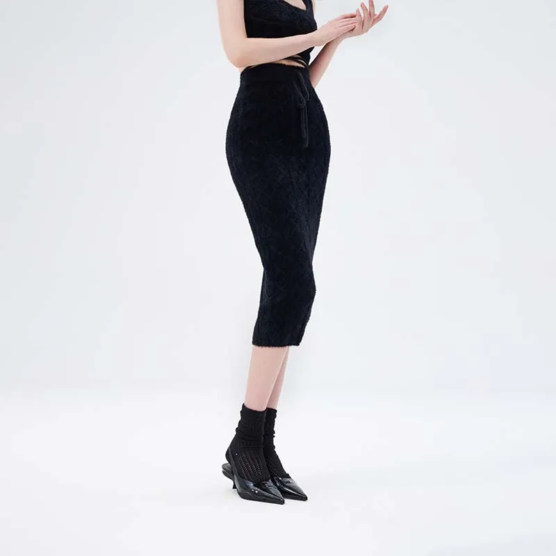 AZEPAM Casual Long Skirts Women's-3