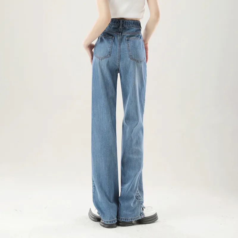 HIPPIEMISS Jeans Women's Vintage Light Blue-4