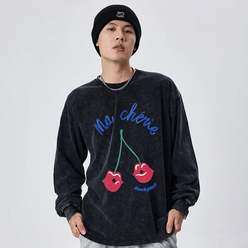 ROCK PLAN T Shirts Unisex Vintage Black-2