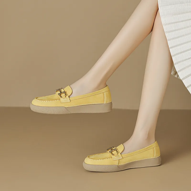 OCCAMAN Women's Casual Shoes Women's Beige/Yellow-11
