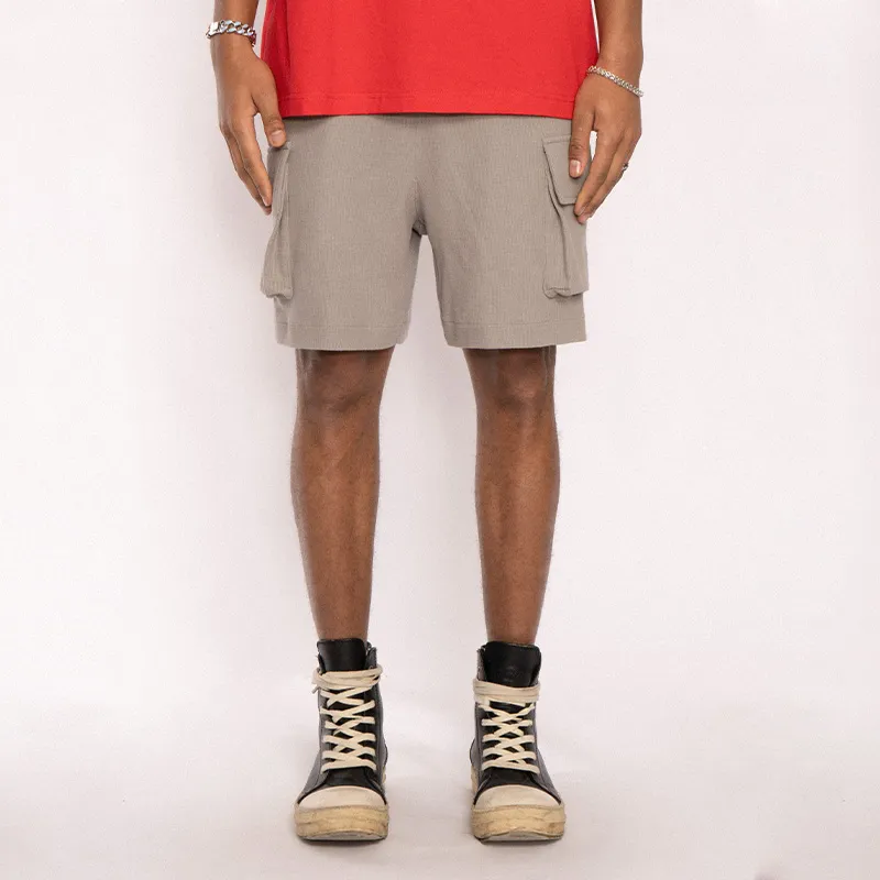 EMPTY REFERENCE Casual Shorts Unisex Gray-2