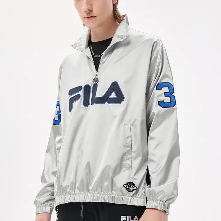 FILA FUSION Jacket Men's Ukarla Silver-4