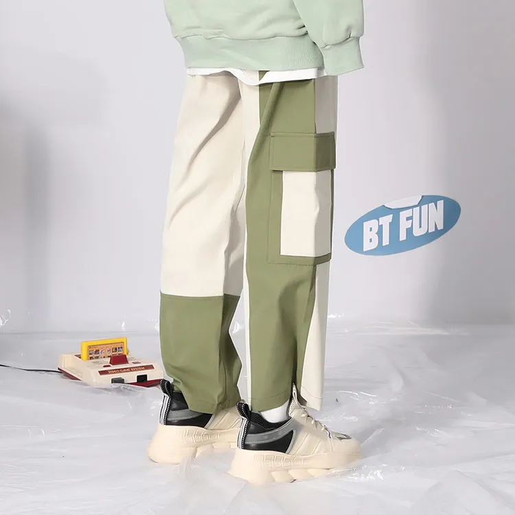 BIRDTALK Casual Pants Unisex Light Khaki-2