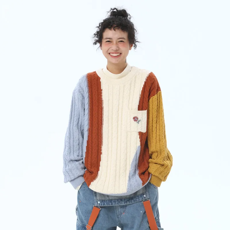 MostwantedLab Vintage Flower Sweaters Unisex-10