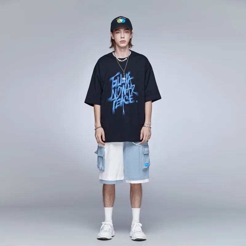 Guuka Casual Shorts Unisex Sky Blue-6