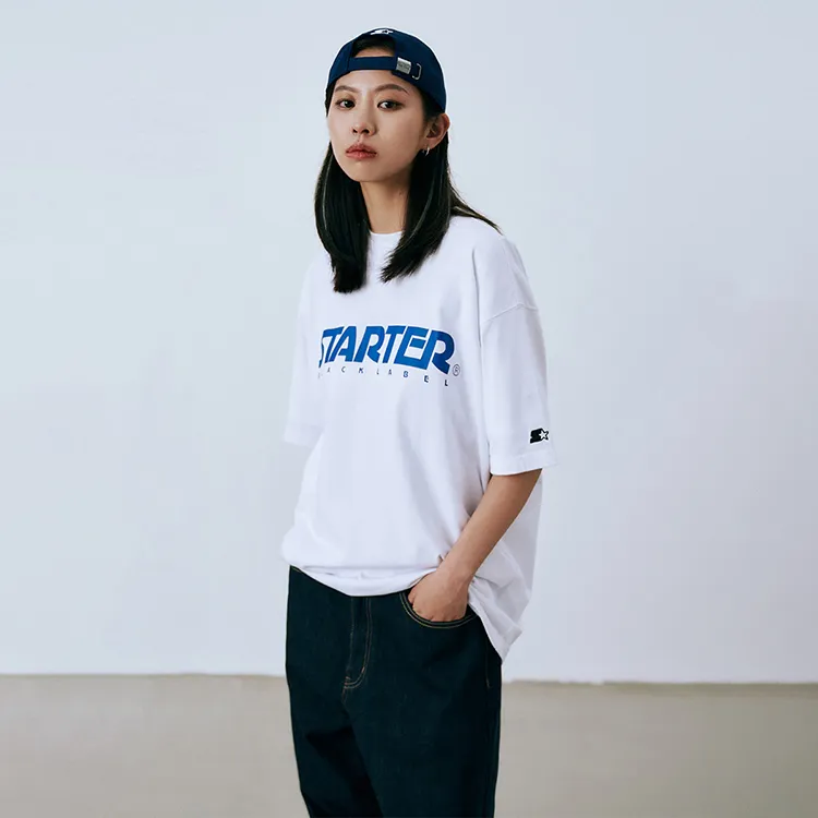 STARTER Drop Shoulder Sleeve T Shirt Unisex-3