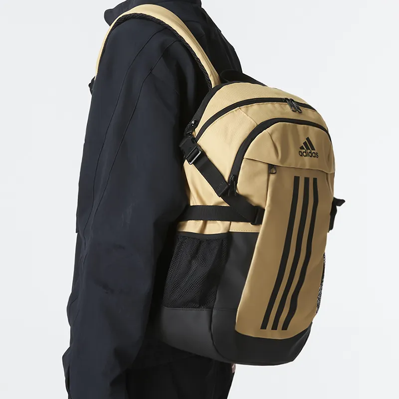Adidas Polyester Backpack Regular Unisex Light Khaki/Black-4