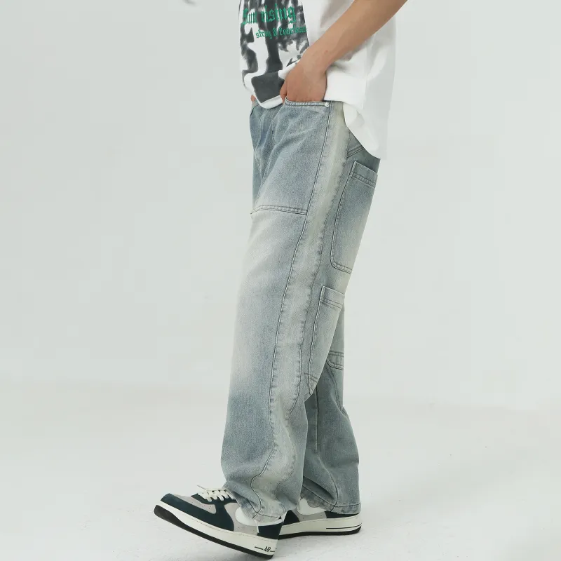 PASET Jeans Unisex Vintage Blue-7