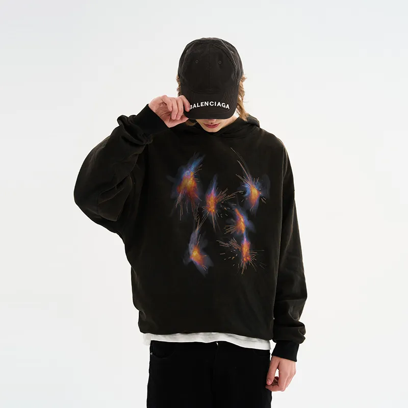 HARSH AND CRUEL Sweatshirts Unisex Washed Black-6