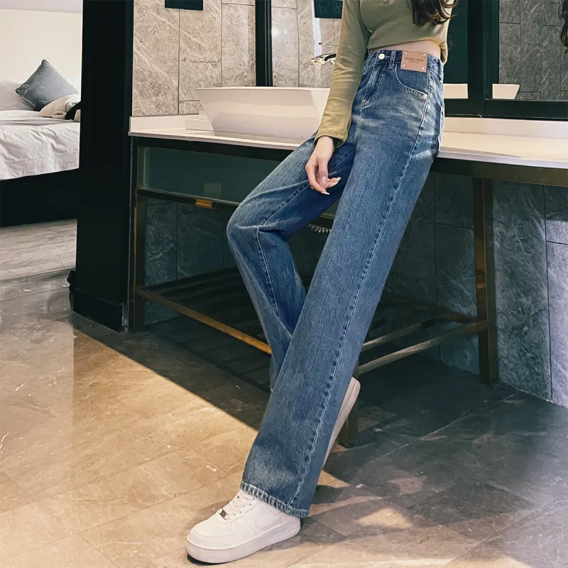 MITUAN Jeans Women's Blue Gray-4
