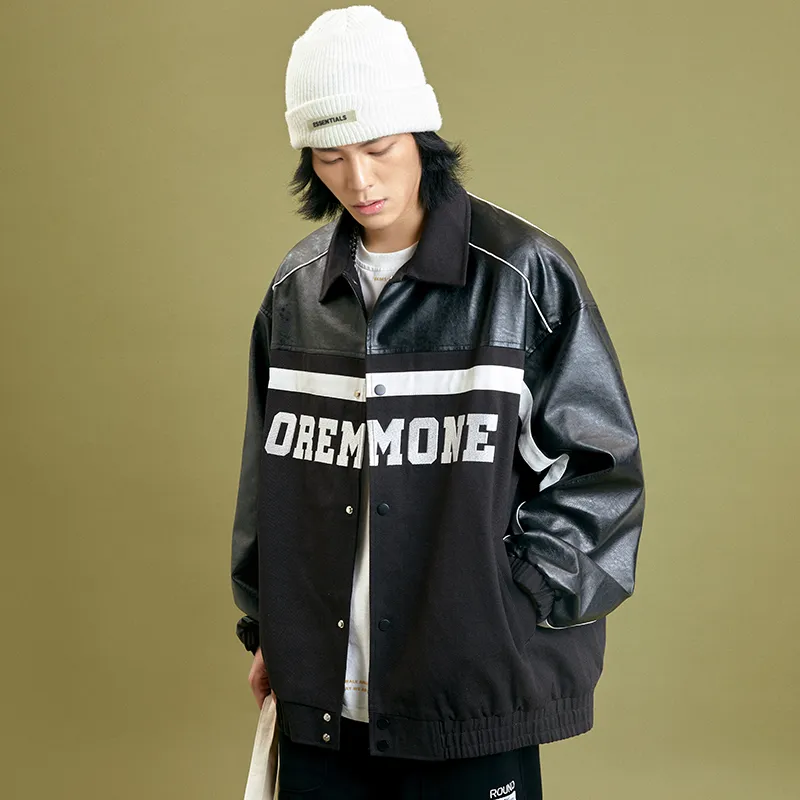 OREM ONE Loose Fit Jacket Unisex Black-6