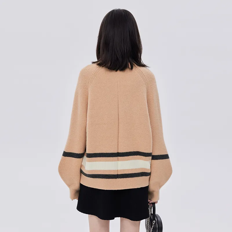SOON FLOWER Sweaters Women's Beige Camel-2