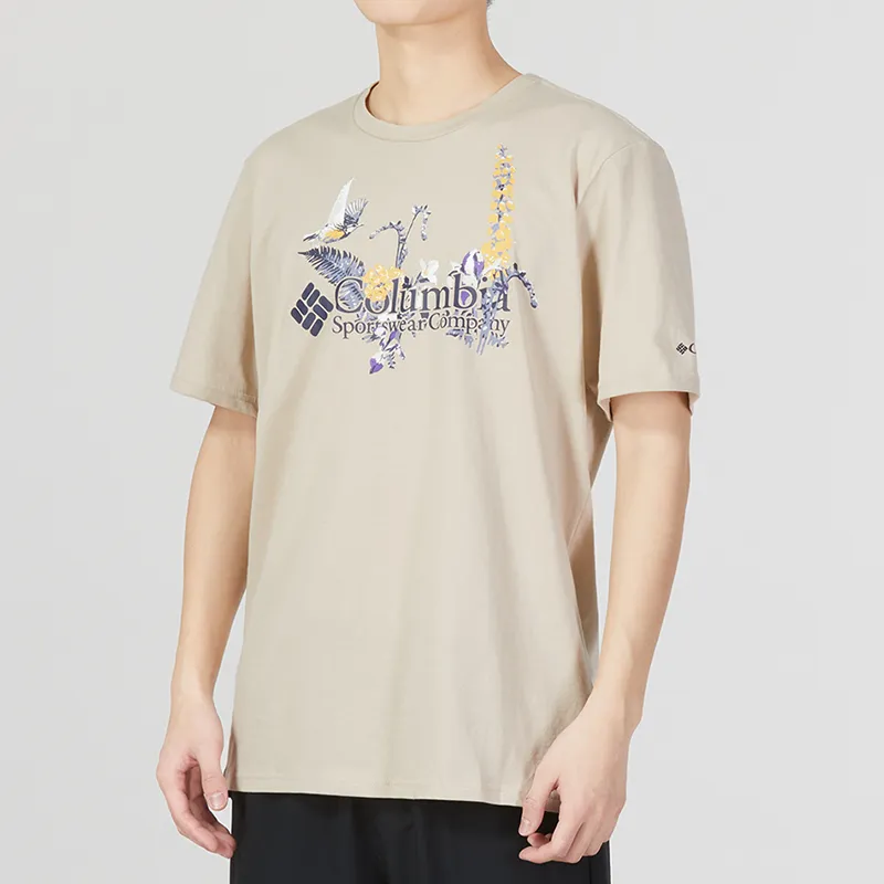 Columbia T Shirts Men Earth Yellow-4