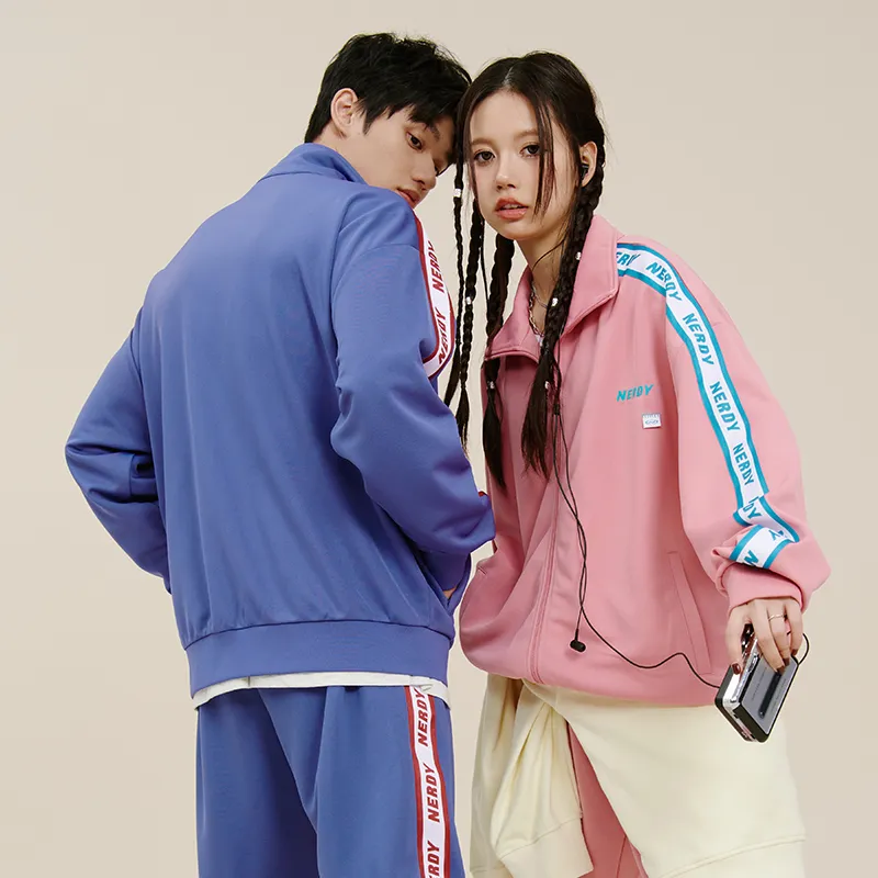 Nerdy Jackets Unisex Blue-3