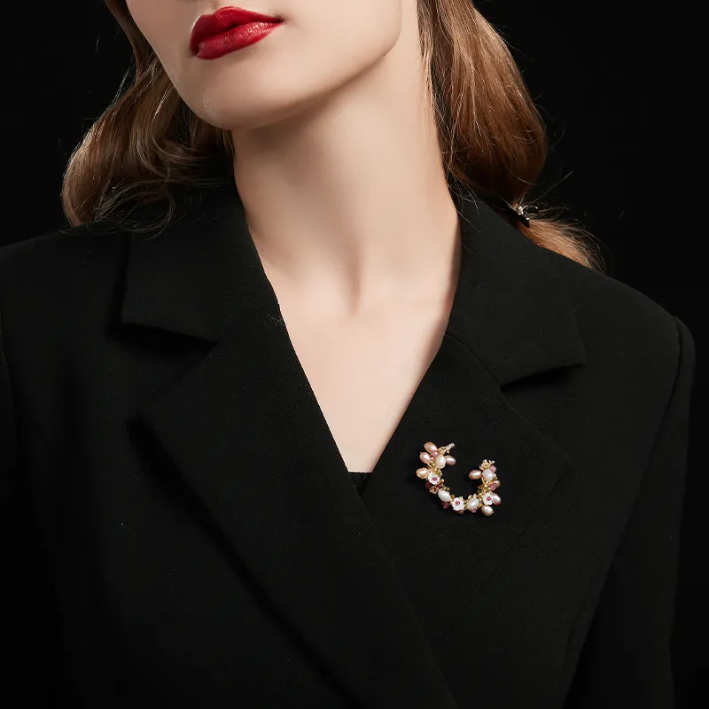 HMZ Brooches Women's Gold-1