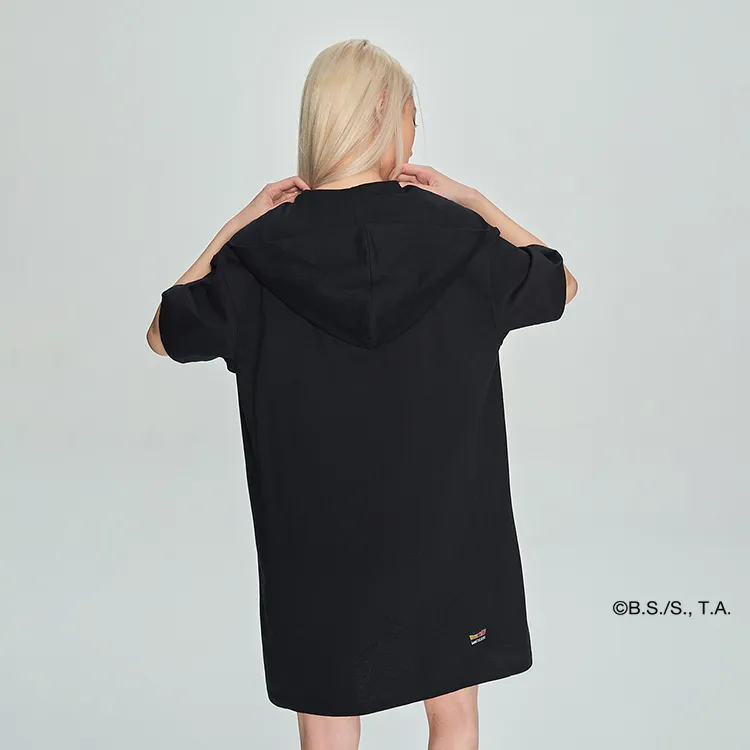 Lee Xline Short SLeeved Dresses Women's Black-3