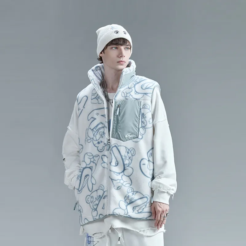 Guuka Vests Unisex White-5