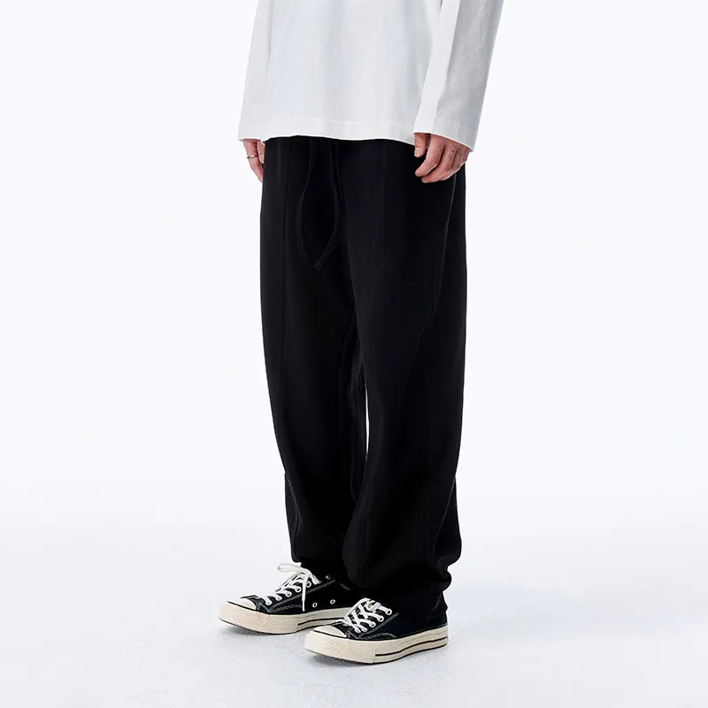 SIMPLE PROJECT Straight Sports Pants Unisex-9