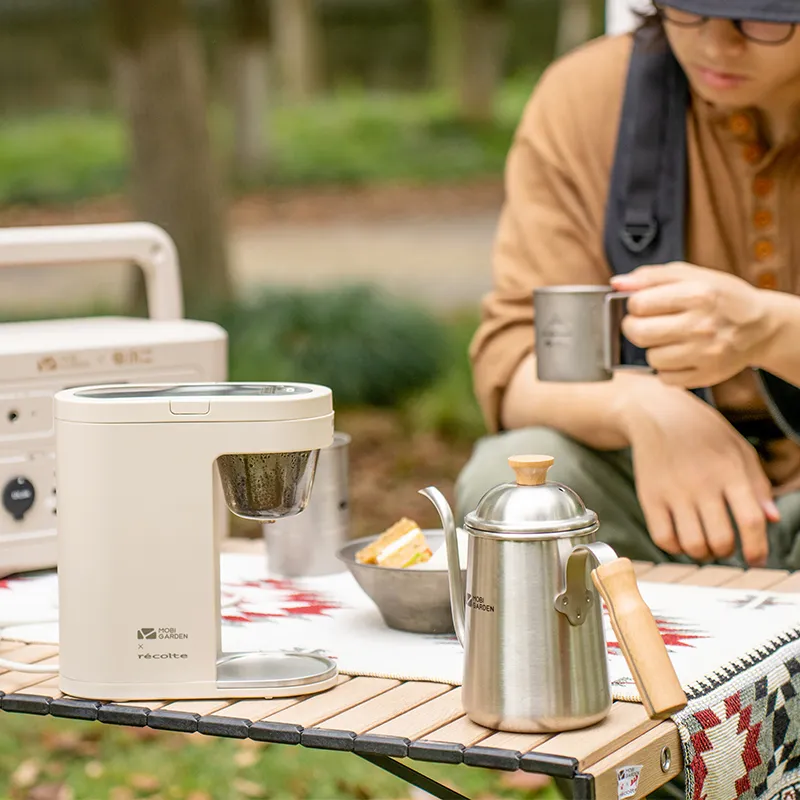 MOBI GARDEN x Recolte Outdoor Water Equipment 200ml Camping Household Stainless Steel Pp-3