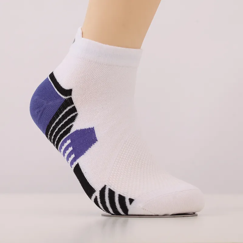 LiNing Ankle Socks Unisex 1 Pack White/Floral Blue Purple-7