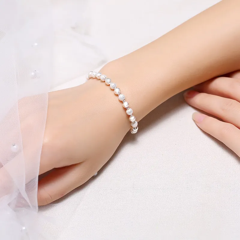 LIANDUO S990 Sterling Silver Bracelets Women's-1