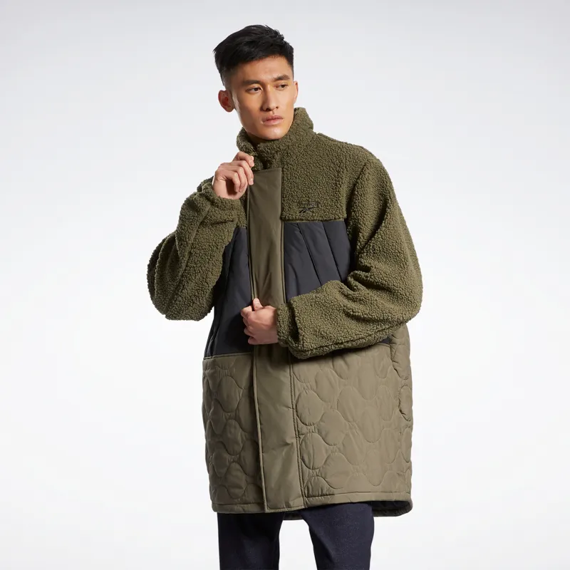 Reebok Puffer Jackets Unisex Green-3