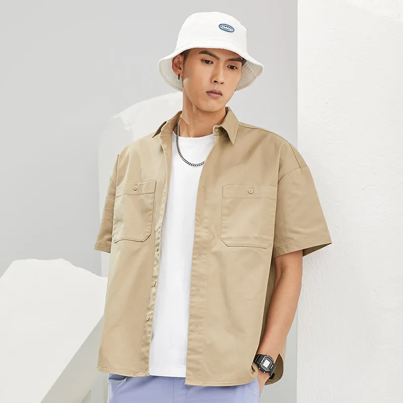 Dickies Shirts Men Sand-6
