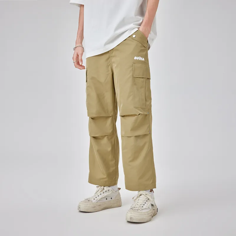 Guuka Cargo Pants Men Dark Khaki-4