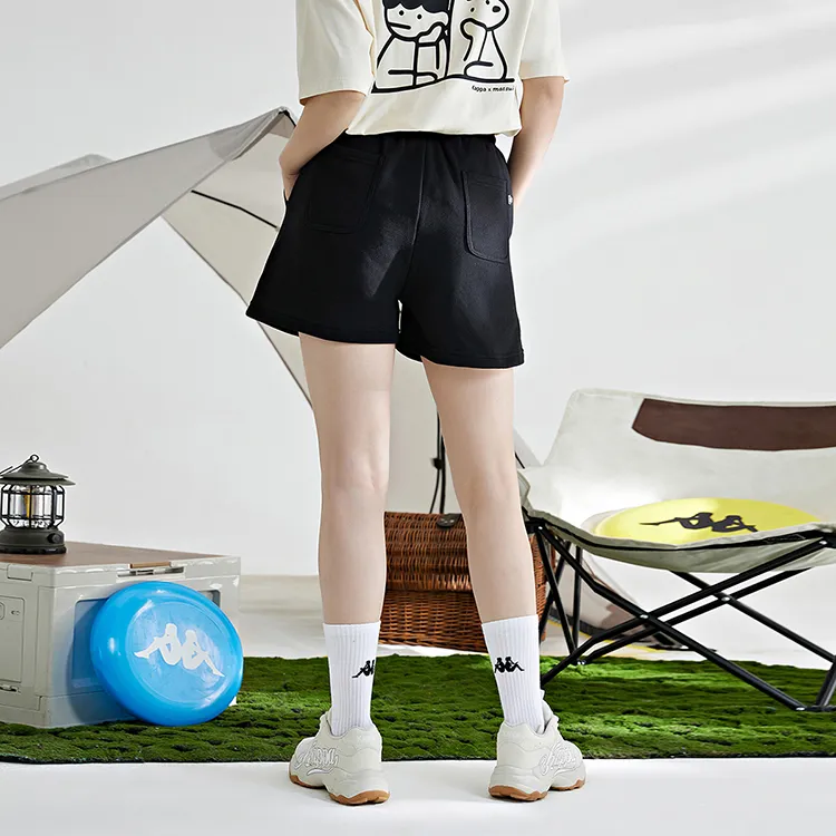 Kappa x MENGCHONGCHAHUASHI LIANMINGKUAN Sports Shorts Women's-3
