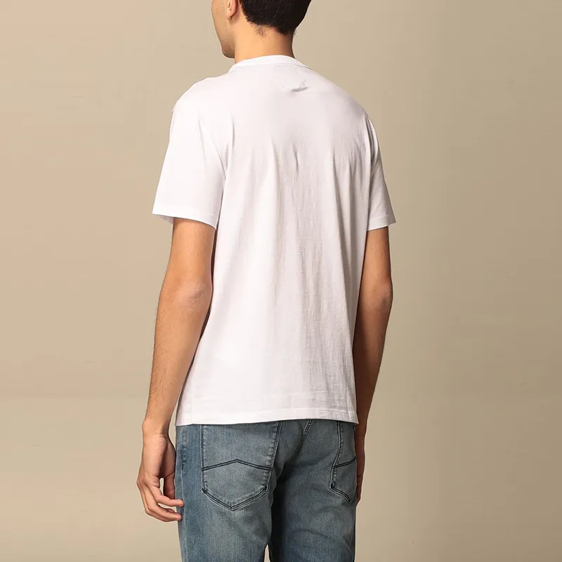 ARMANI EXCHANGE Logo Embroidered Crewneck T Shirt-3
