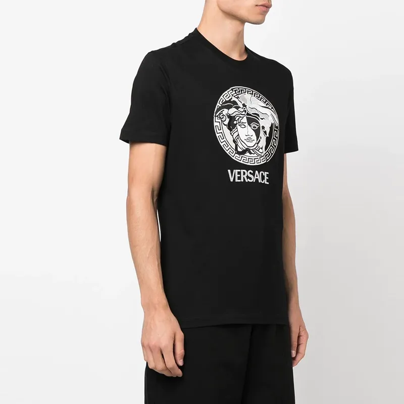 VERSACE Medusa Printed Crewneck T Shirt-3