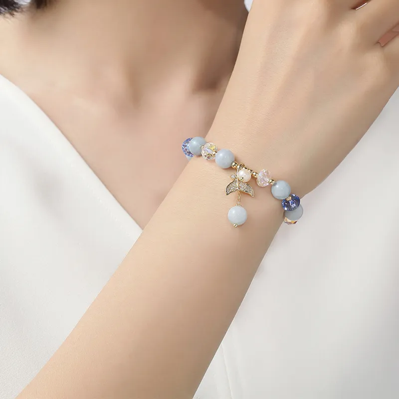 PIARA Alloy Bracelets Women's Sea Blue-1
