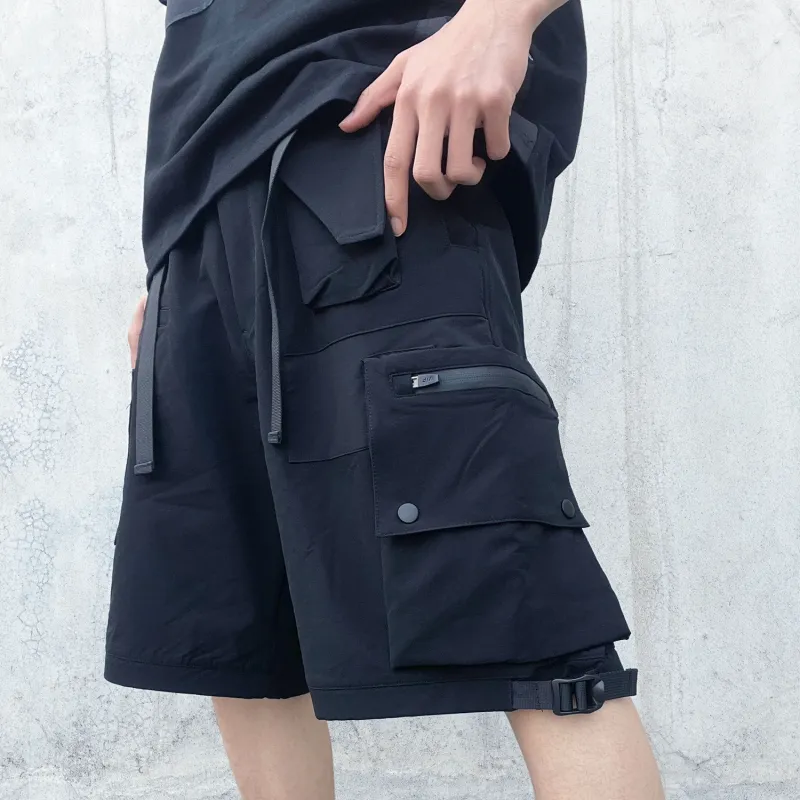 VIP Cargo Shorts Men Black-7