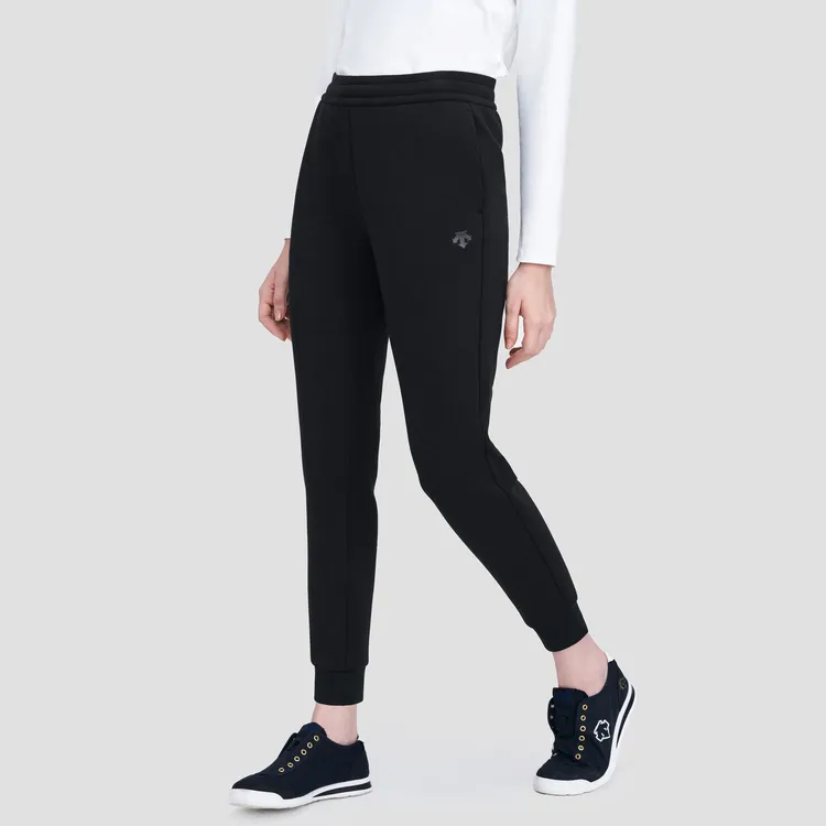 DESCENTE Knitted Sweatpants Women's Black BK-2